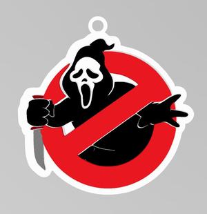 HALLOWEEN GHOST BUSTERS KEYCHAIN (SCARY MOVIE)