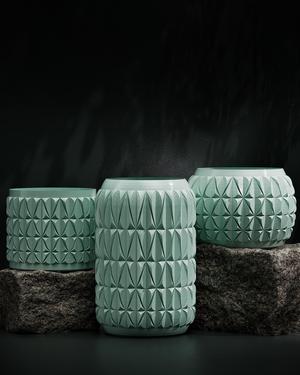 Tressa Planter and Vase Collection | STL file | Modern Planter | Modern vase