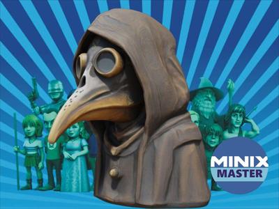 plague doctor bust