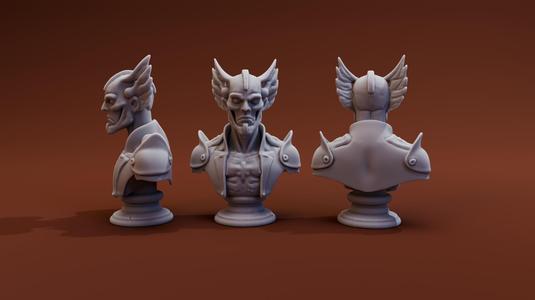 Stylized warrior.