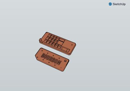 bourbon biscuit micro sd card holder