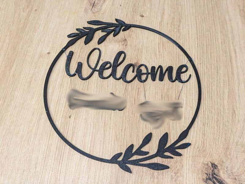 Door decor - Welcome