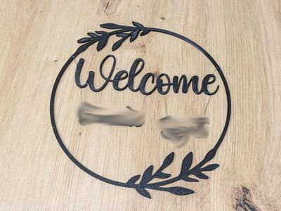 Door decor - Welcome