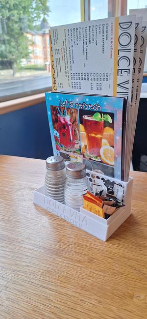 menu restaurant/cafe holder