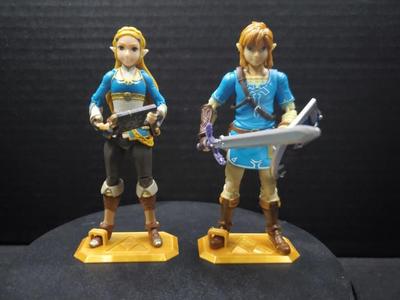 Display Stand for Jakks Pacific Legend of Zelda Figures *UPDATED*