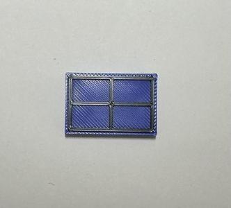 Militärisches Symbol Sanität Blau (ohne Einheitsgröße)