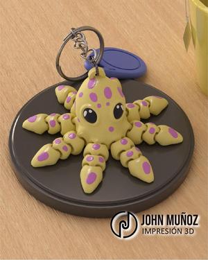 Octopus - Articulated Version & Keychain