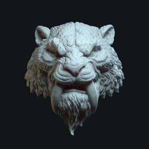 Sabertooth_Action Figure Head