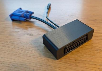 SCART to VGA + 3.5mm Adapter