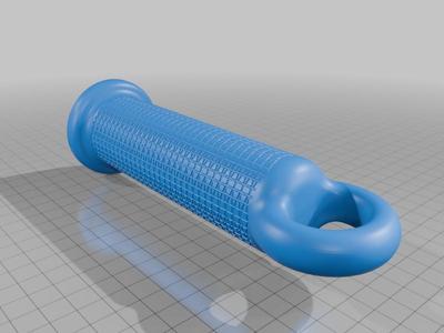 Single arm cable gym grip handle