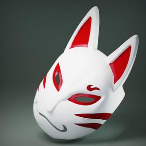 Kitsune Mask - Real-size and tabletop prop