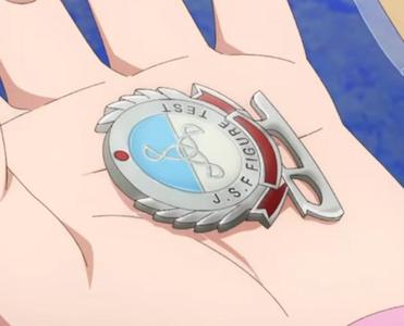 Medalist anime, lvl 1 Prelims badge