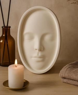 Minimalist Face Tray – Oval Decorative Trinket Dish