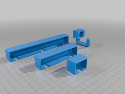 Towel hook for one, two or three
