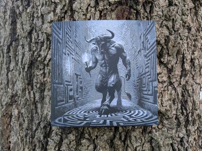 Magical Creatures - Minotaur Filament Painting