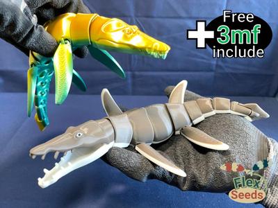 Flexi Liopleurodon (Print-in-place)