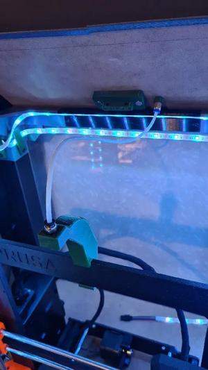 Rigid Prusa Filament Guide for PTFE Short