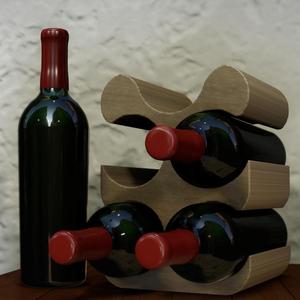 WINE RACK FOR 5 BOTTLES
