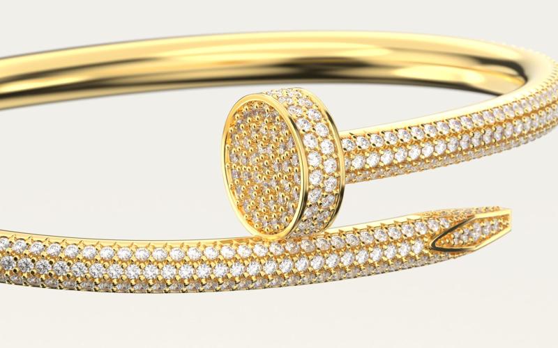 Bracelet Juste un Clou de Cartier all diamond