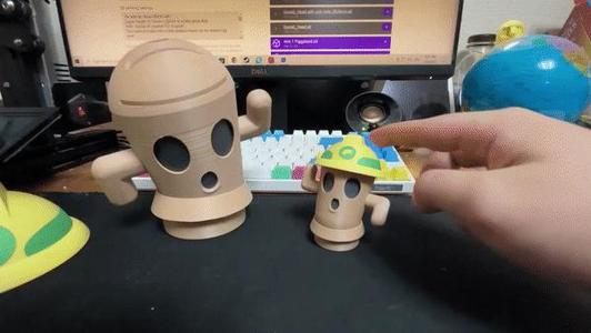 Gyroid that gyrates! + Piggy bank update!