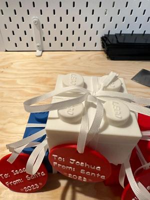 Gift box with “hidden” compartment complete with key