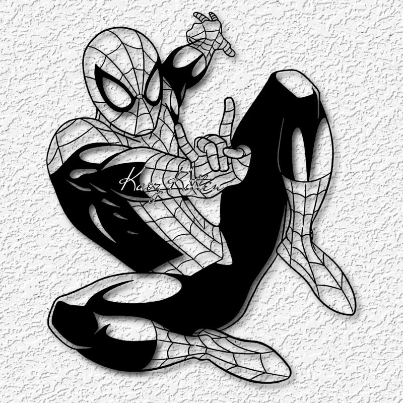 spiderman wall art spidey home decor