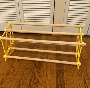 Fully Parametric Multi Level Shoe Rack