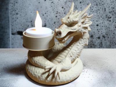 Dragon Candle Holder Bring Myth to Life
