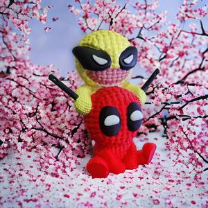 Deadpool and Wolverine (  Crochet , Support Free )