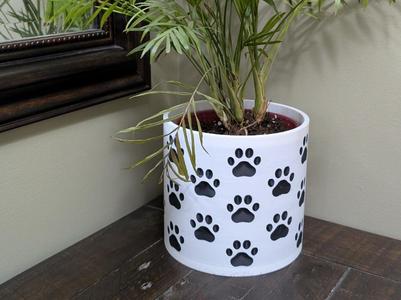 Paw Print Vase