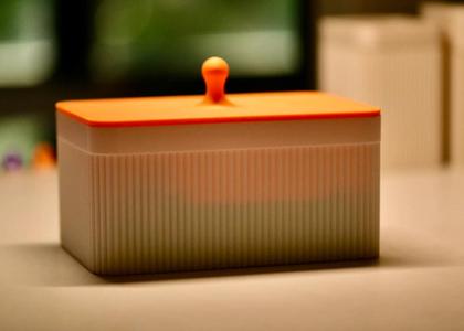 Storage Box, Tissue Box, Wet Wipe Box (Vertical Stripe Series)
