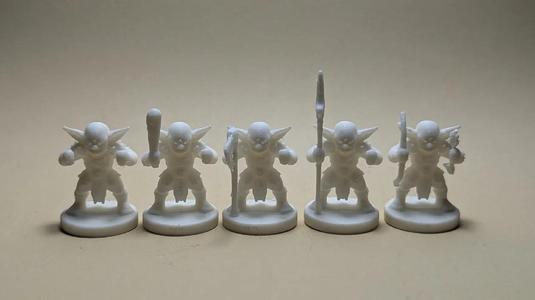 Chibi / Retro Goblin Fighter 20mm (DND/TTRPG)