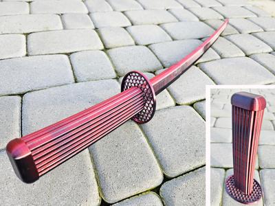 Hunter Wood katana (Print-in-Place)