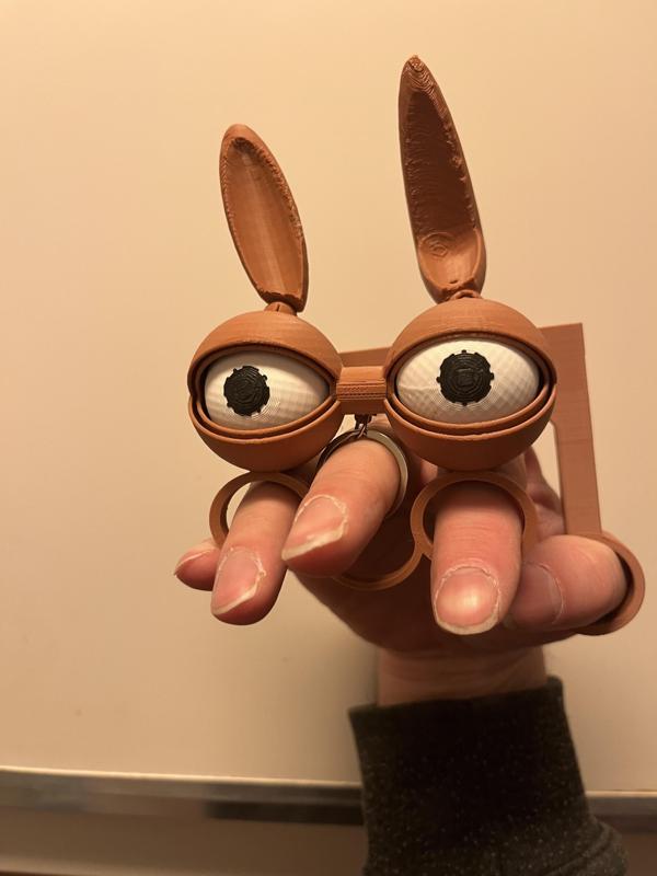 Movable muppet eyes BUNNY SKIN