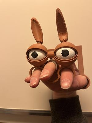 Movable muppet eyes BUNNY SKIN