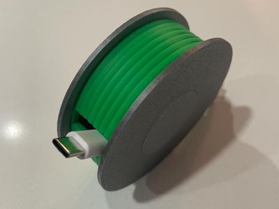 Filament Spool Charging Cable Organizer Fast Print