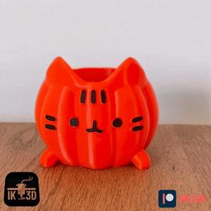 HALLOWEEN PUSHEEN KITTEN PUMPKIN – NO SUPPORTS