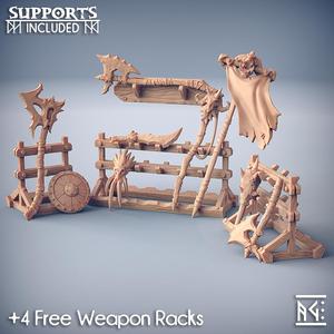 Weapons for Loot & Racks: Orc Barbarian Set