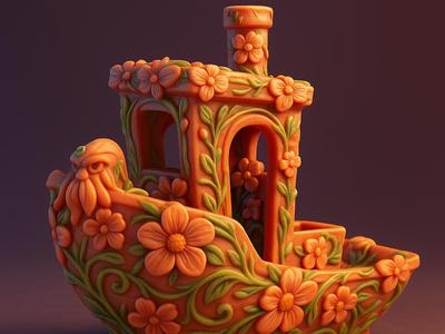 WildFlower Benchy.