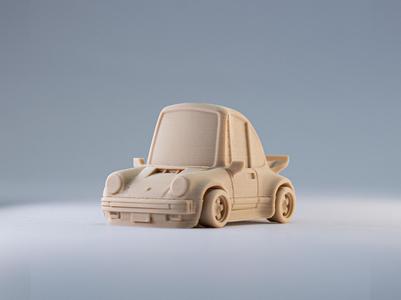 Tooned Porsche 911 Turbo Kit Card