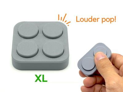 Bubble Popping Fidget Toy XL (Print in Place)