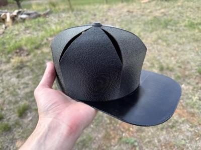 TPU Flat Bill Hat / No Supports Needed