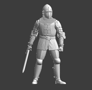 Late Medieval Knight with sword
