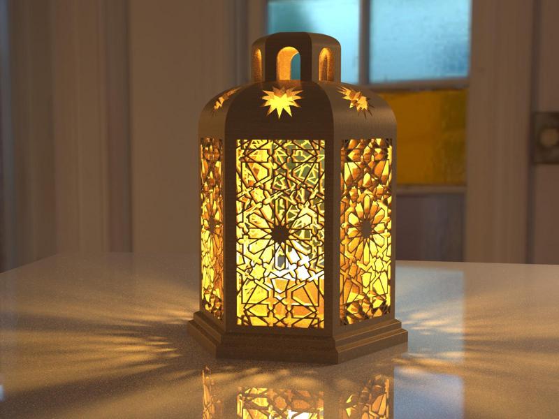 Decorative lantern (Christmas candle lamp shade)