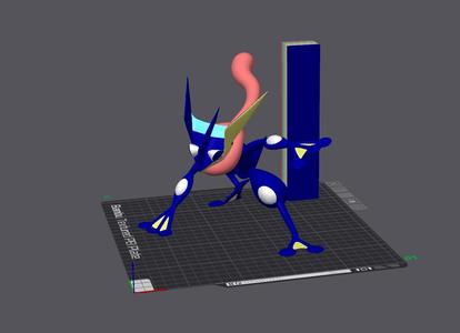 Greninja (Colorized for AMS)