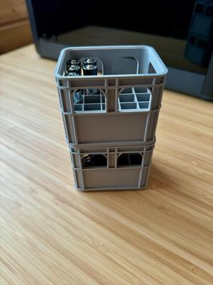 Stackable Battery Beer Crate AA + AAA