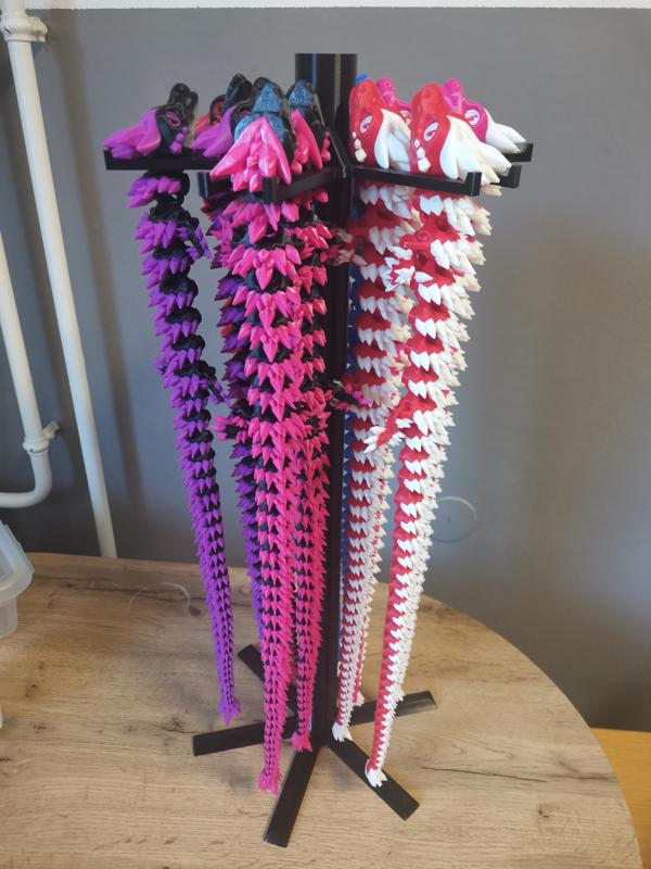 Rotating modular display stand