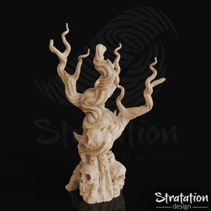 Skullbark Halloween Tree