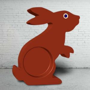 Tea light holder bunny - Bunny with Tea light