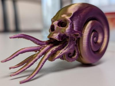 Nautilus Skull: Alien and Abyssal Fusion